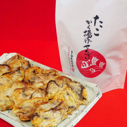 たこから揚げせんべい(大袋)(お二人様食べきりサイズ)