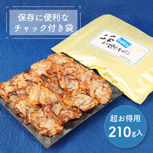 得用・いかから揚げせんべい 甘塩だれ